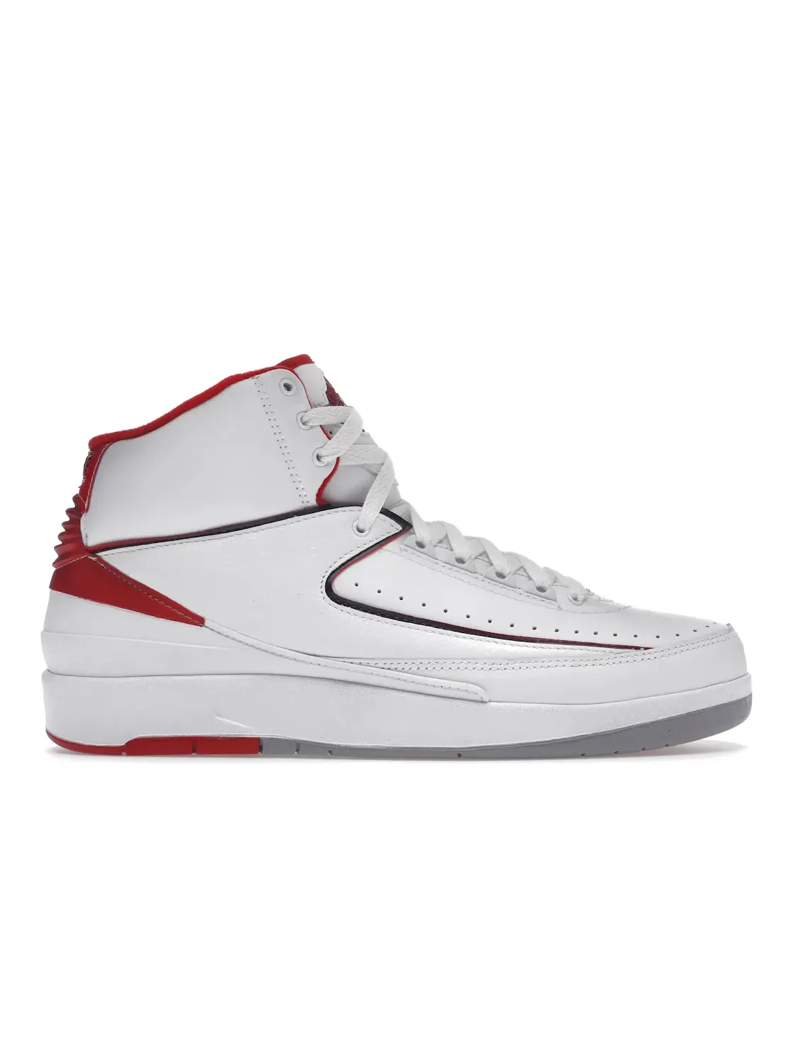 Мужские кроссовки Lifestyle Jordan 2 Retro Jordan — изображение 1 из 4, белый/красный
