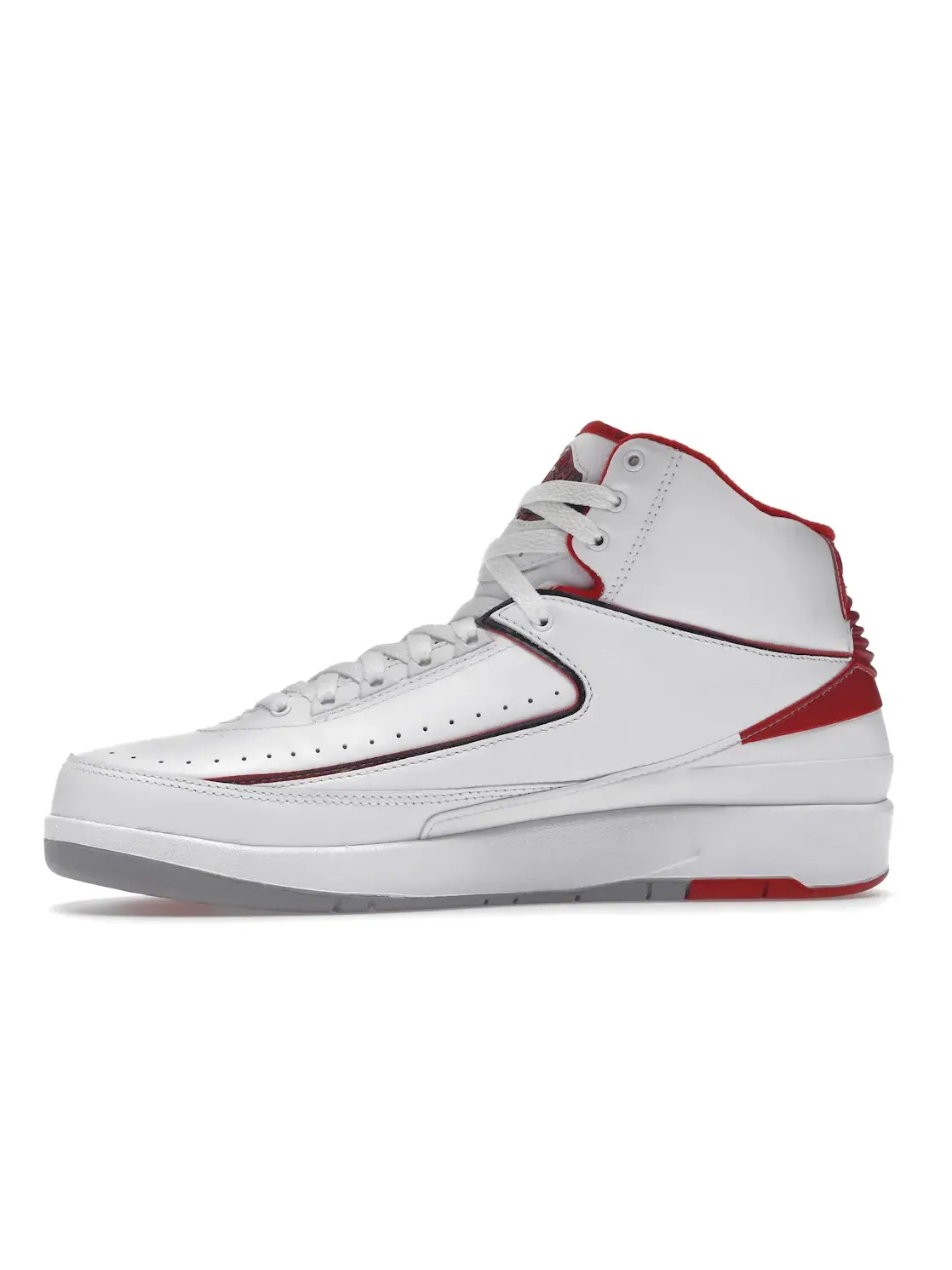 Мужские кроссовки Lifestyle Jordan 2 Retro Jordan — изображение 3 из 4, белый/красный
