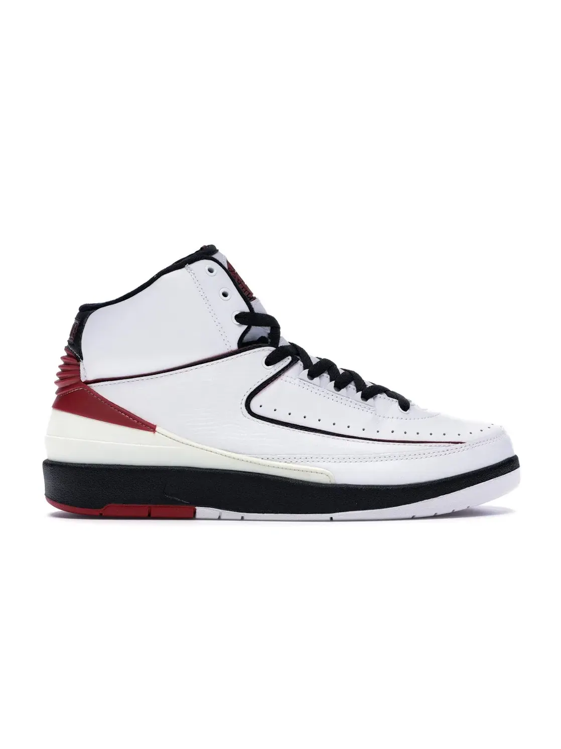 Мужские кроссовки Lifestyle с ретро-дизайном Jordan 2 Retro Jordan — изображение 1 из 4, белый/красный-черный