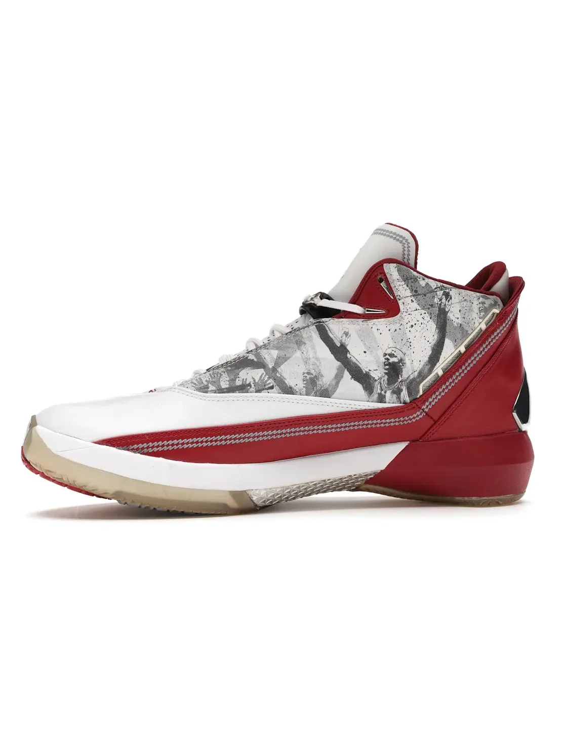 Мужские кроссовки Lifestyle Jordan 22 OG Jordan — изображение 3 из 4, белый/красный-черный