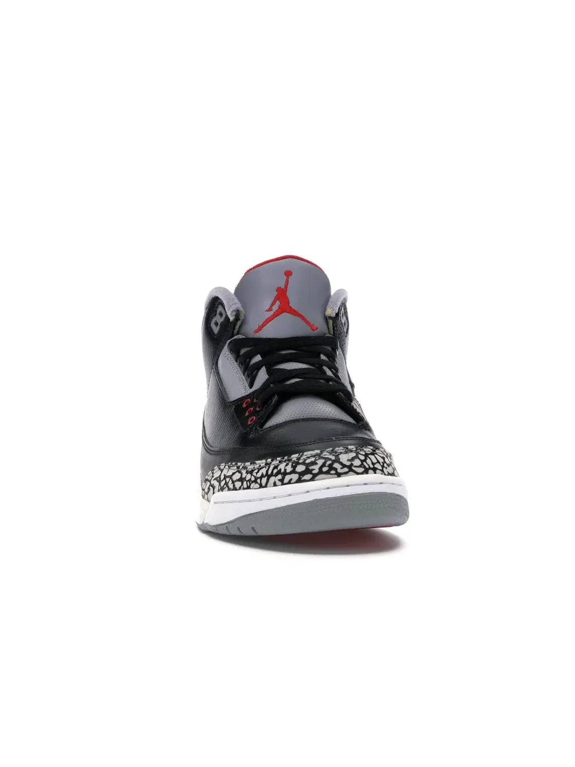 Мужские кроссовки Lifestyle с принтом Jordan 3 Retro Jordan — изображение 2 из 4, черный/серый