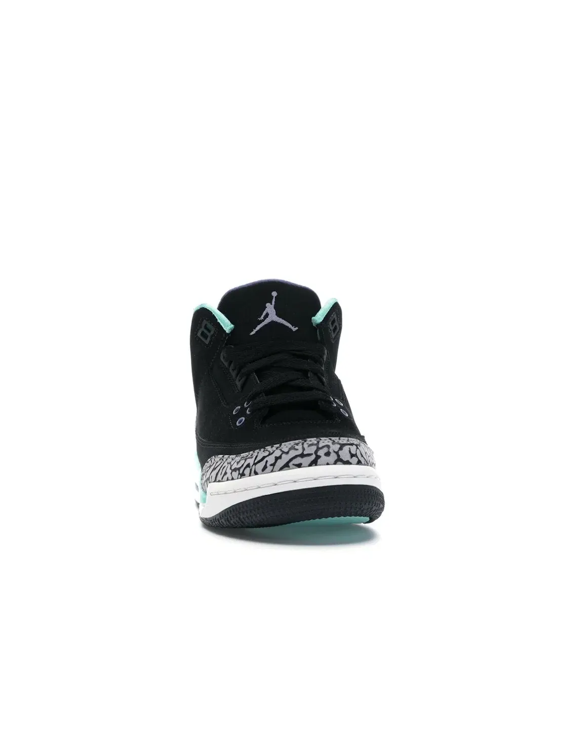 Детские кроссовки с длинным шнурованием Jordan 3 Retro Jordan — изображение 2 из 4, черный/фиолетовый--серый