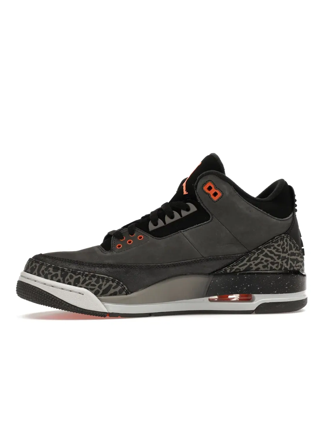 Мужские кроссовки с замшевым верхом Jordan 3 Retro Fear Pack — изображение 3 из 4, оранжевый-черный
