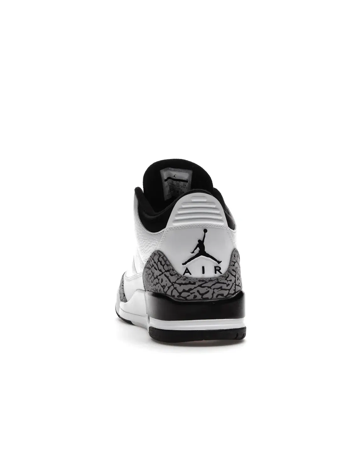 Мужские кроссовки с принтом Jordan 3 Retro Jordan — изображение 4 из 4, белый/серый--черный