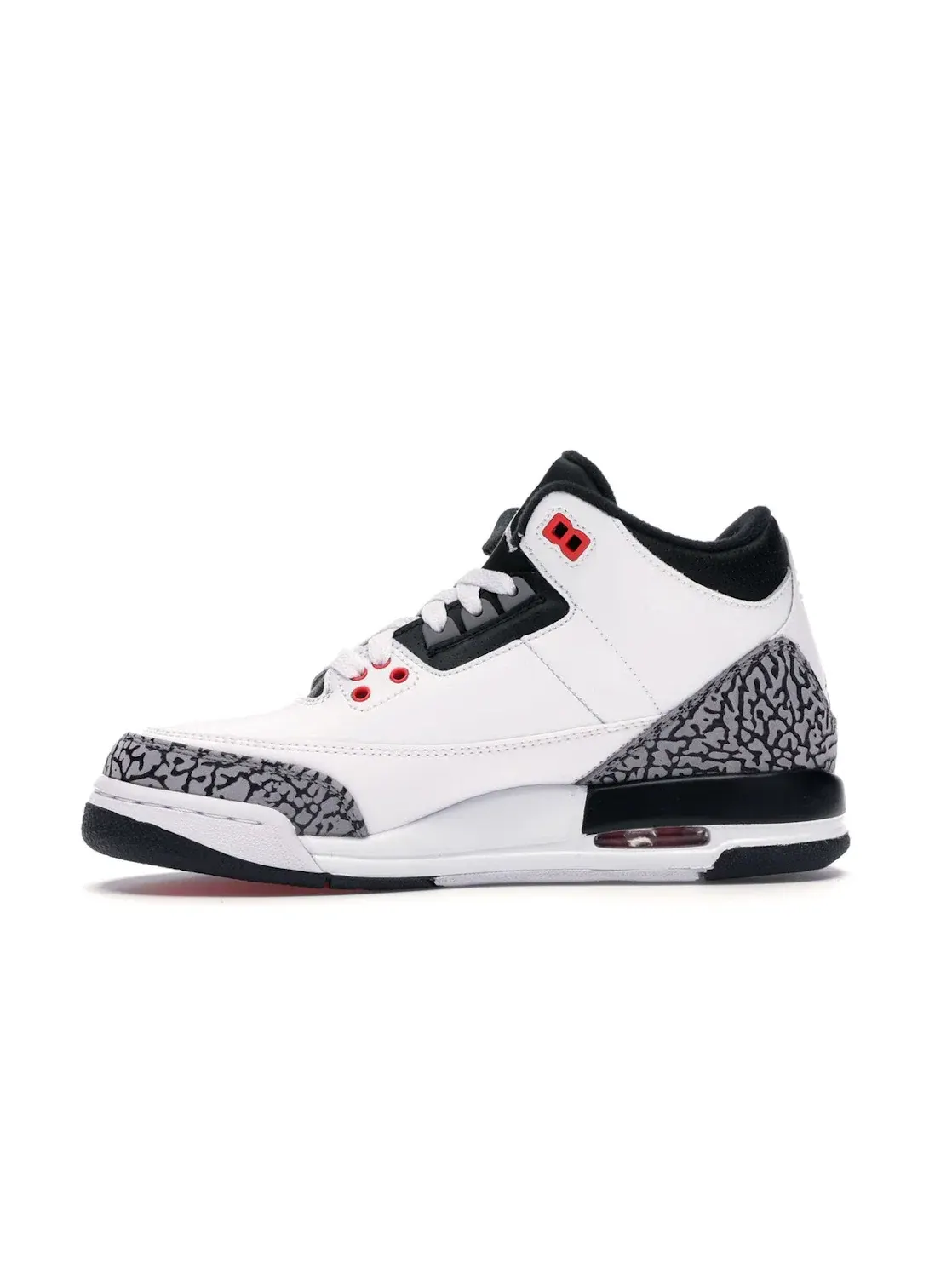 Детские кроссовки Lifestyle Jordan 3 Retro Jordan — изображение 3 из 4, белый/серый