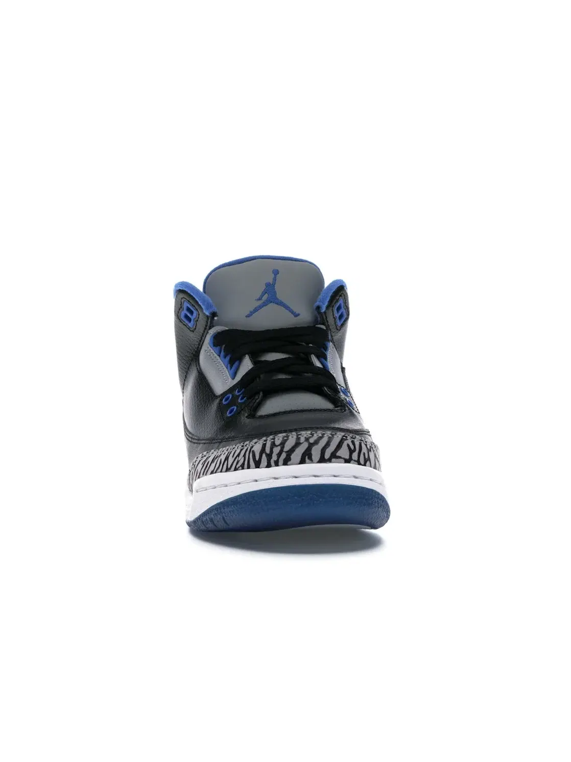 Детские кроссовки Lifestyle с принтом Jordan 3 Retro Jordan — изображение 2 из 4, черный/синий-серый