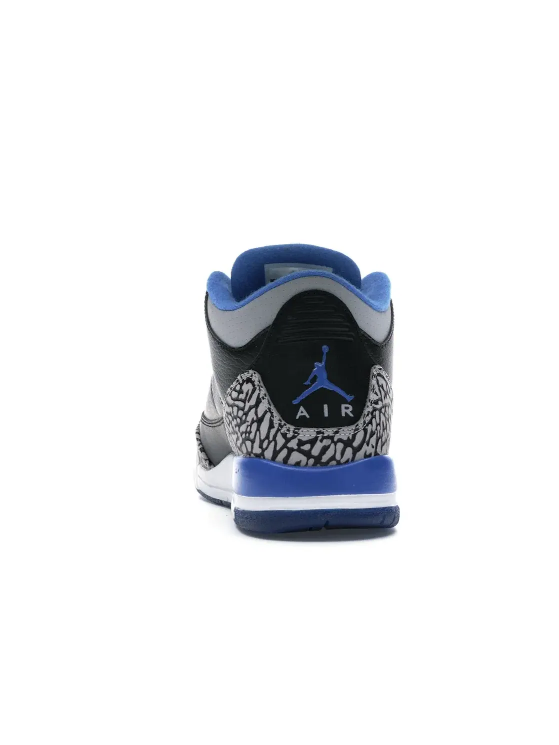 Детские кроссовки Lifestyle с принтом Jordan 3 Retro Jordan — изображение 4 из 4, черный/синий-серый