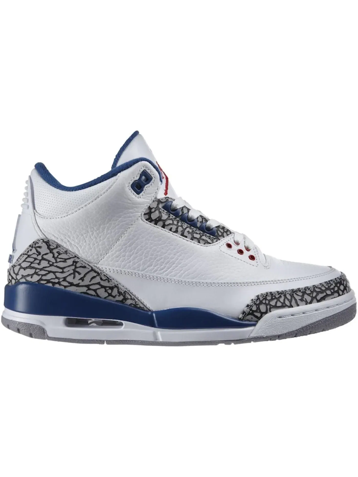 Мужские кроссовки Lifestyle с цветовой гаммой Jordan 3 Retro — изображение 1 из 1, белый/серый-синий