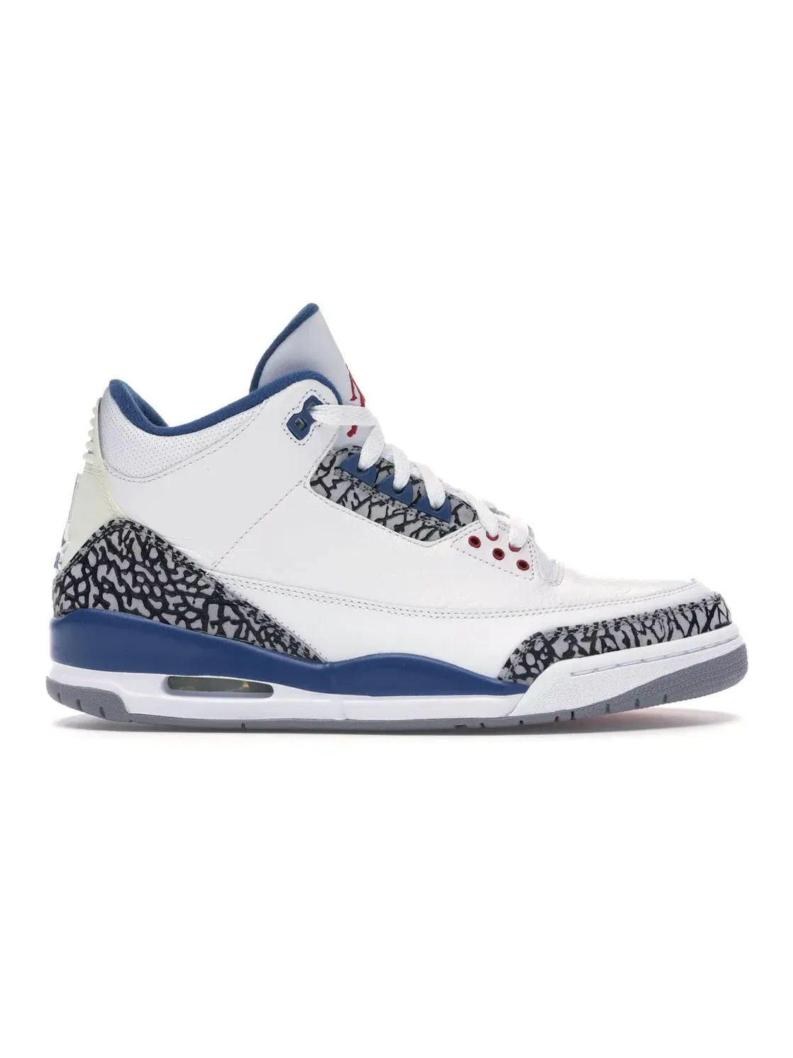 Мужские кроссовки Lifestyle с ретро-дизайном Jordan 3 Retro Jordan — изображение 1 из 4, белый/серый-синий