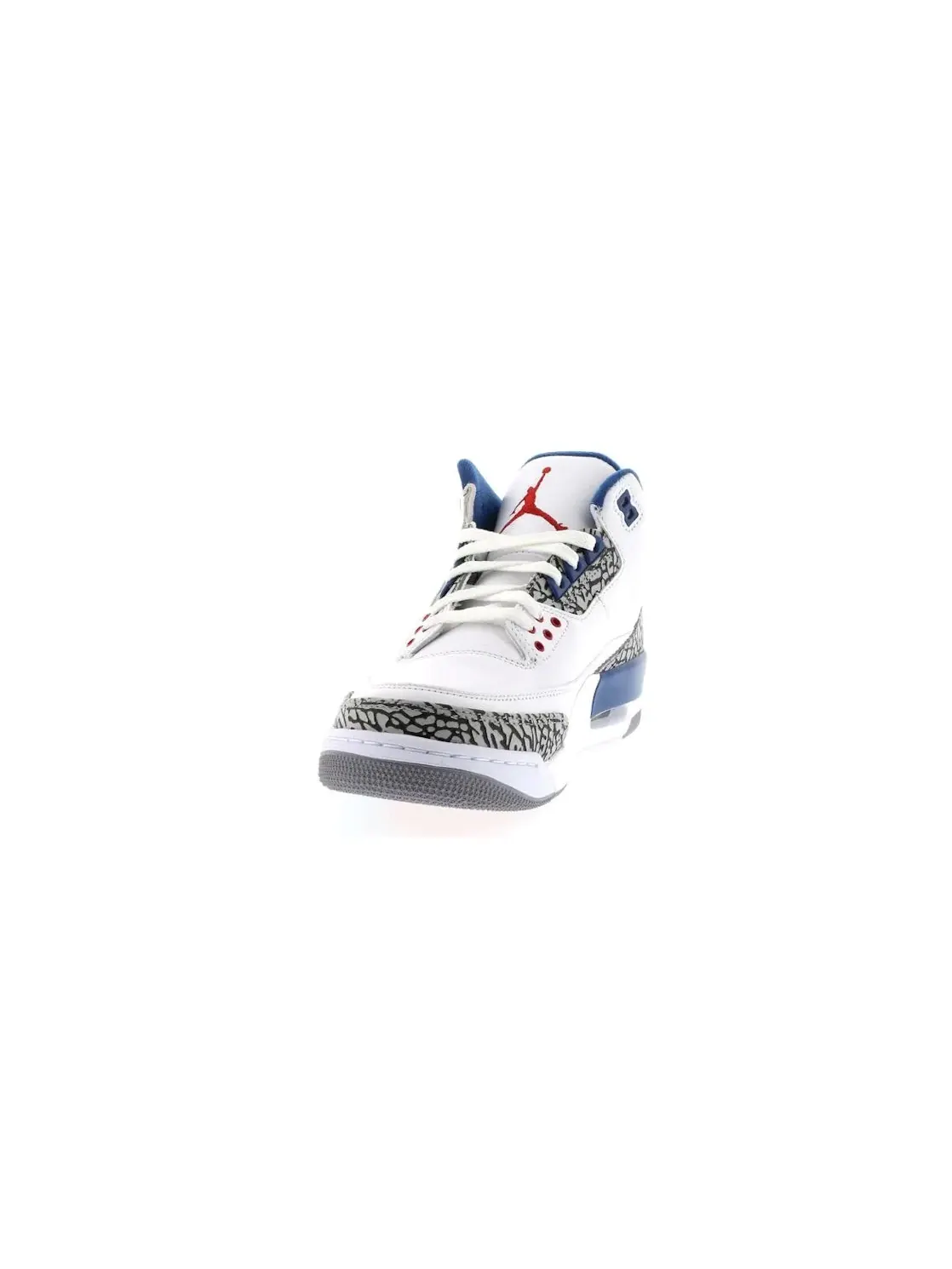Мужские кроссовки Lifestyle Jordan 3 Retro Jordan — изображение 2 из 4, белый/серый-синий