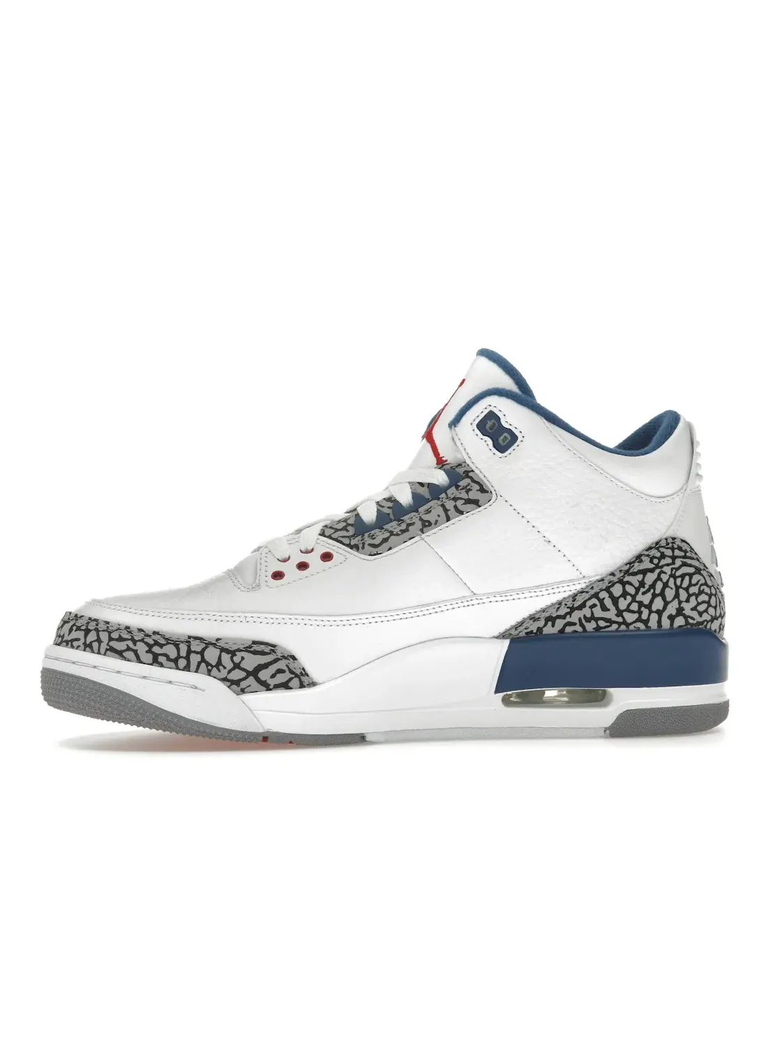 Мужские кроссовки Lifestyle Jordan 3 Retro Jordan — изображение 3 из 4, белый/серый-синий