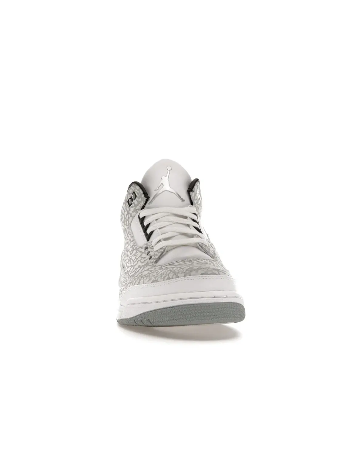 Мужские кроссовки Lifestyle с принтом слоновьей кожи Jordan 3 Retro Jordan — изображение 2 из 4, белый/-черный