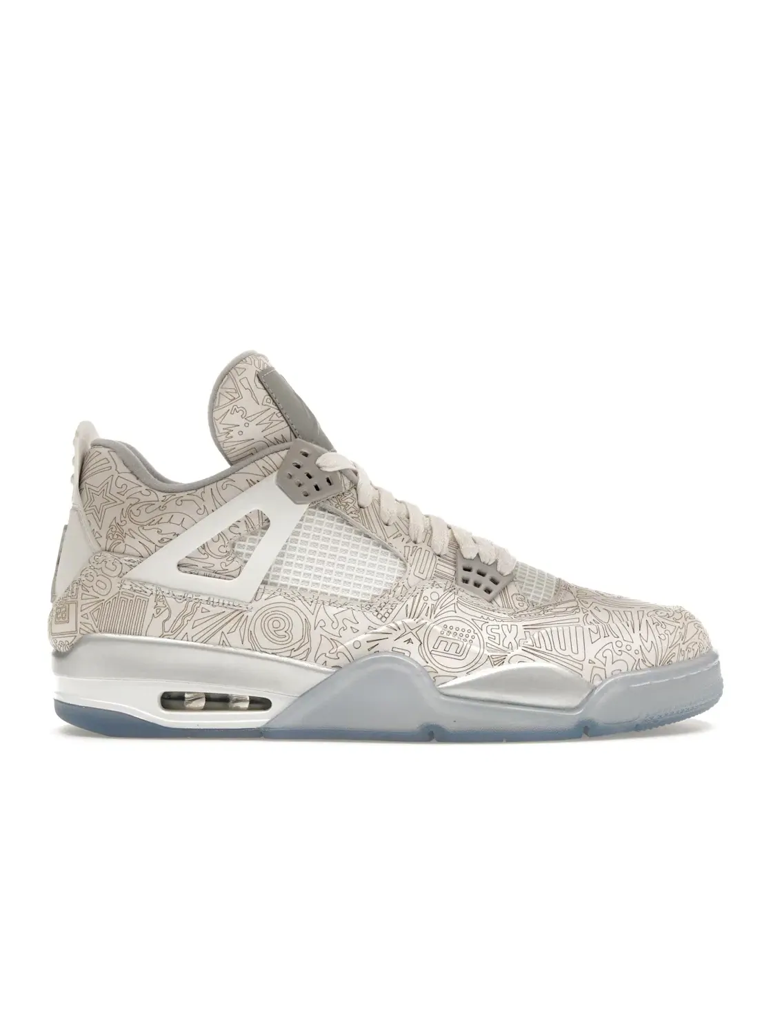 Мужские кроссовки с лазерным принтом Jordan 4 Retro Jordan — изображение 1 из 4