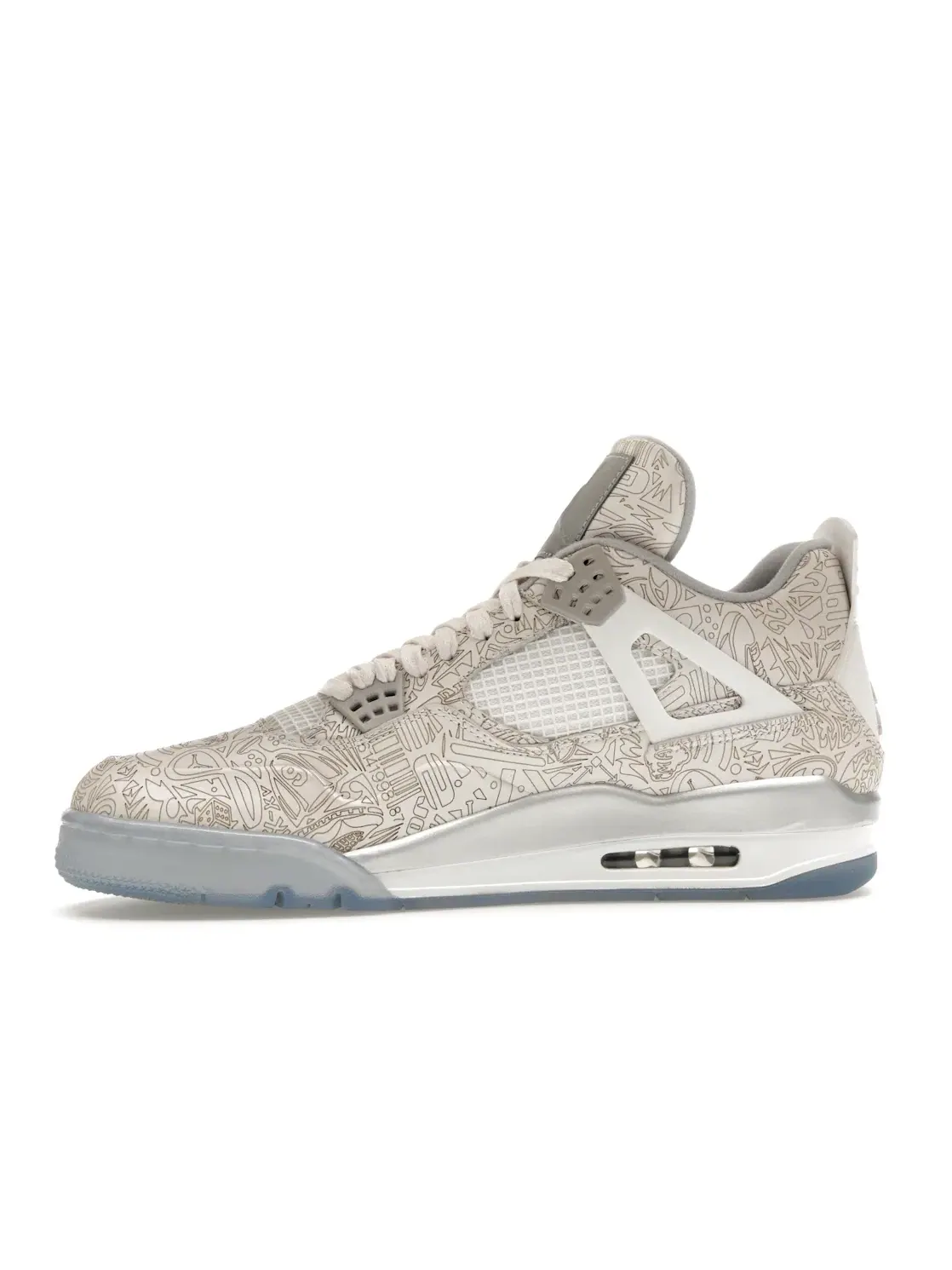 Мужские кроссовки с лазерным принтом Jordan 4 Retro Jordan — изображение 3 из 4