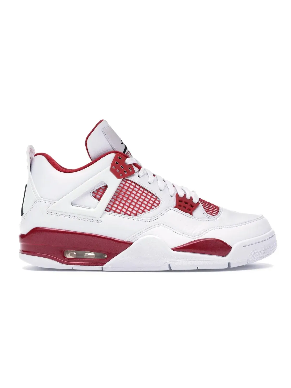 Мужские кроссовки из кожи с принтом Jordan 4 Retro Alternate 89 Jordan — изображение 1 из 4, белый/черный-красный