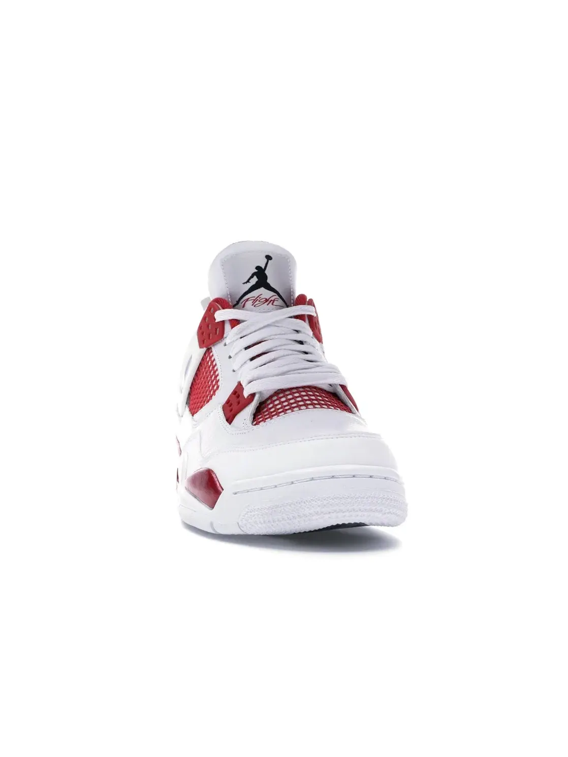 Мужские кроссовки из кожи с принтом Jordan 4 Retro Alternate 89 Jordan — изображение 2 из 4, белый/черный-красный