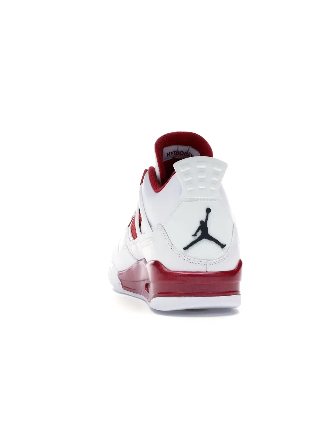 Мужские кроссовки из кожи с принтом Jordan 4 Retro Alternate 89 Jordan — изображение 4 из 4, белый/черный-красный