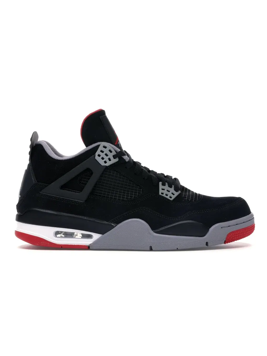 Мужские кроссовки Lifestyle Jordan 4 Retro Jordan — изображение 1 из 4, черный/красный-серый