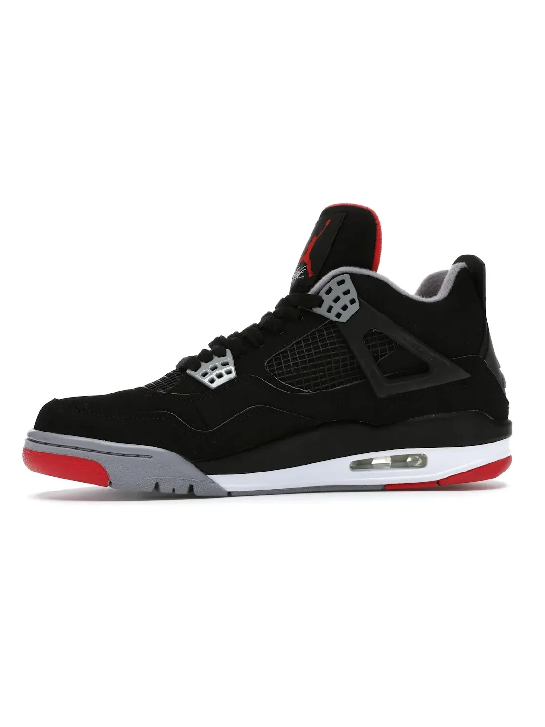 Мужские кроссовки Lifestyle Jordan 4 Retro Jordan — изображение 3 из 4, черный/серый-красный