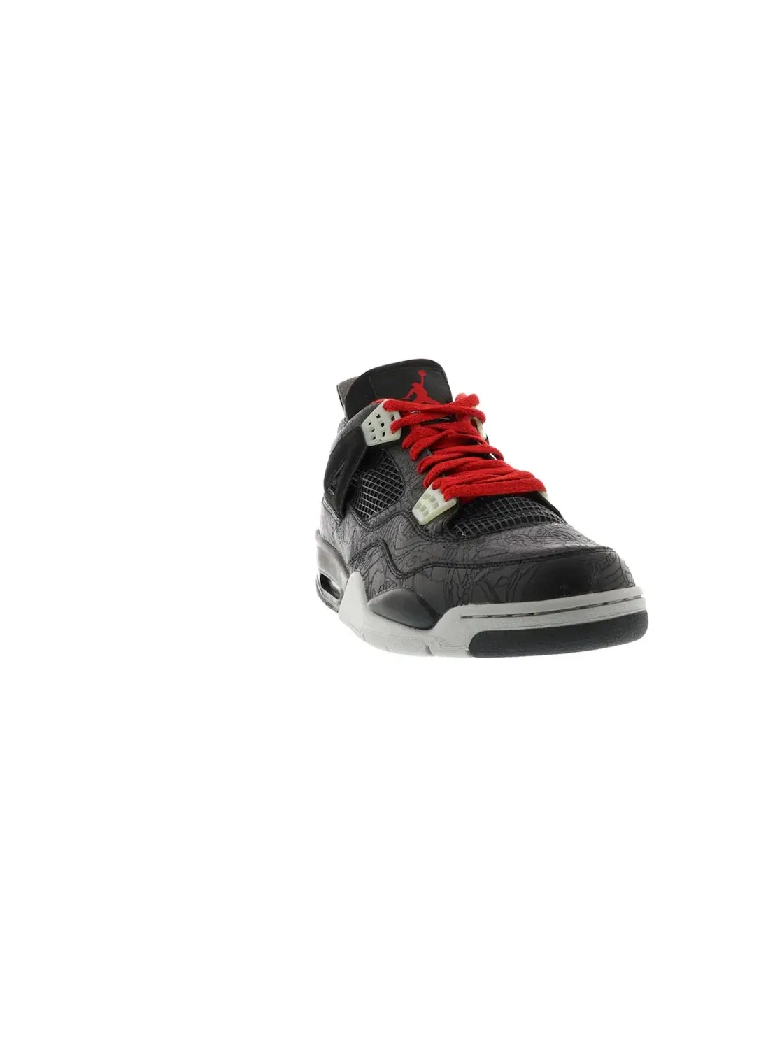 Мужские кроссовки Lifestyle Jordan 4 Retro Laser — изображение 2 из 4, черный/красный-серый