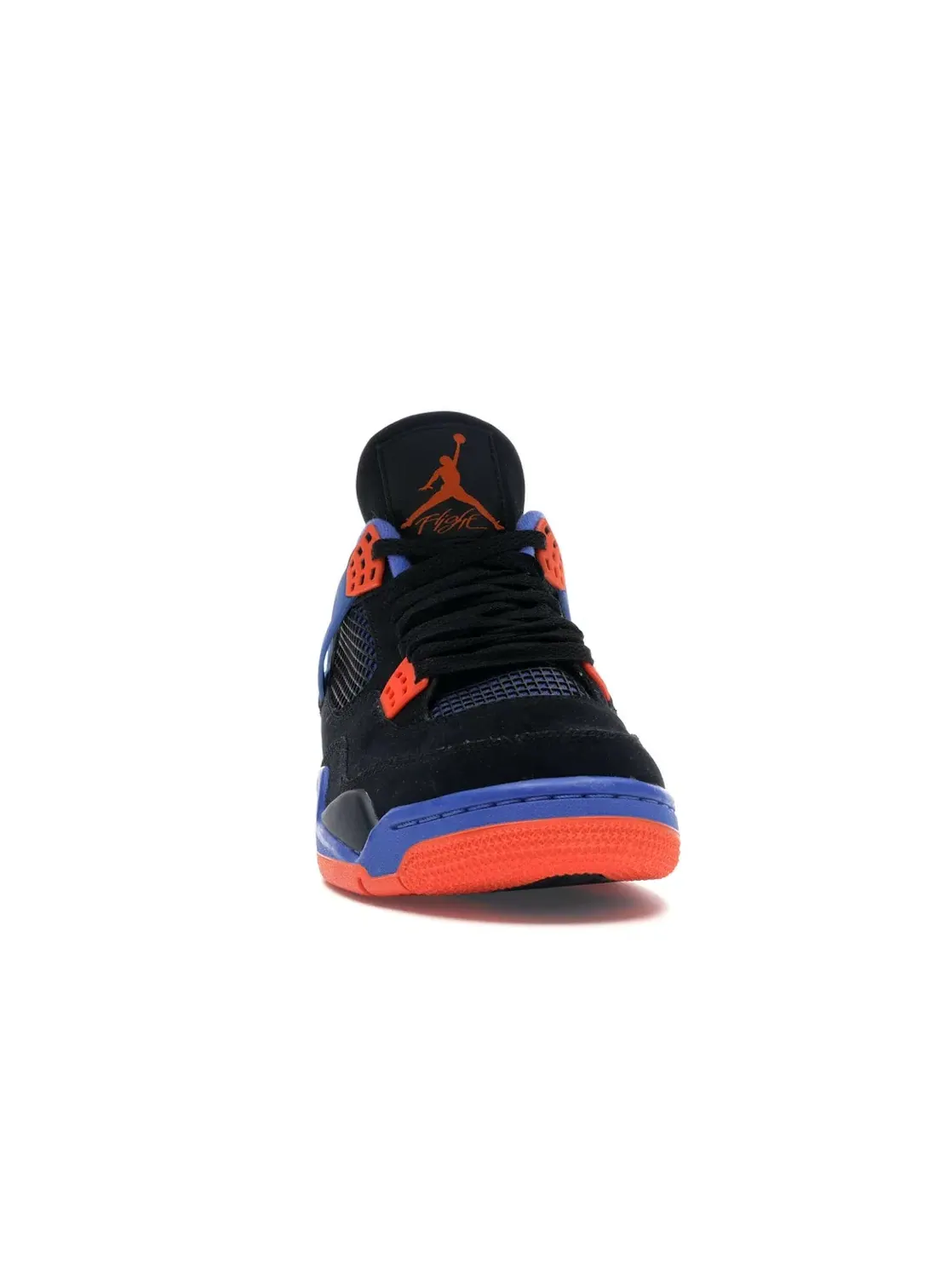 Мужские кроссовки с верхом из замши и сетки Jordan 4 Retro — изображение 2 из 4, черный/оранжевый