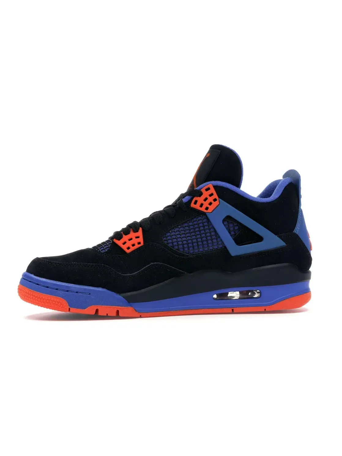 Мужские кроссовки с верхом из замши и сетки Jordan 4 Retro — изображение 3 из 4, черный/оранжевый
