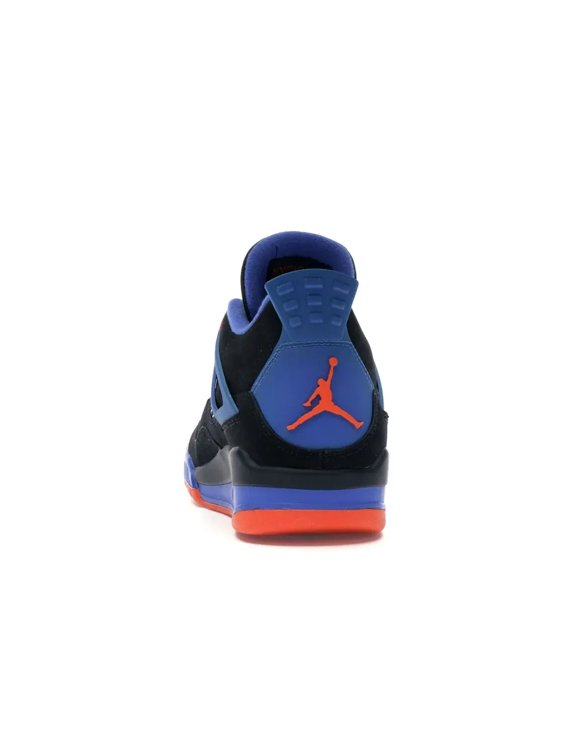 Мужские кроссовки с верхом из замши и сетки Jordan 4 Retro — изображение 4 из 4, черный/оранжевый