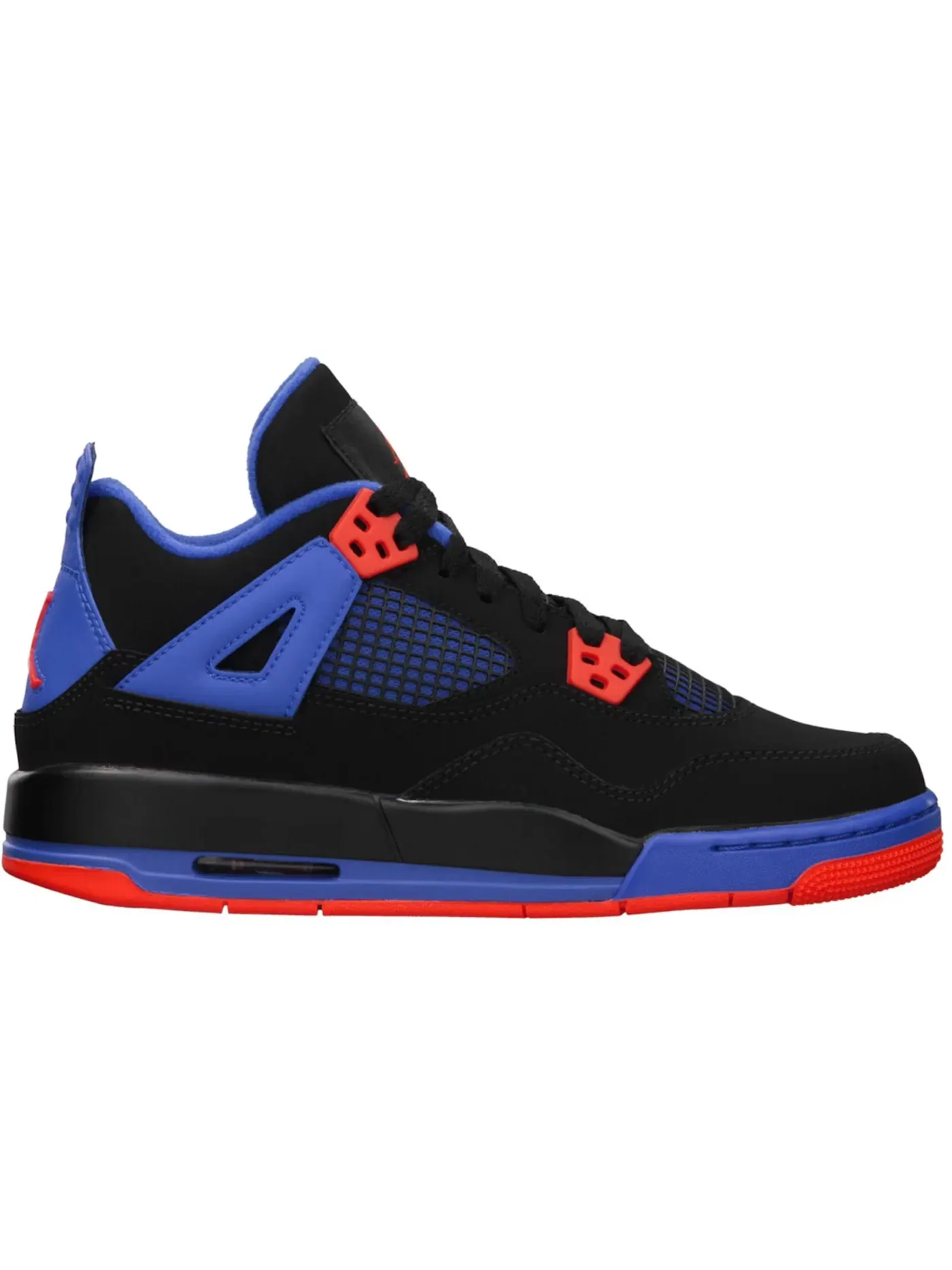 Детские кроссовки Lifestyle Jordan 4 Retro Jordan Black/Safety Orange-Game Royal — изображение 1 из 1