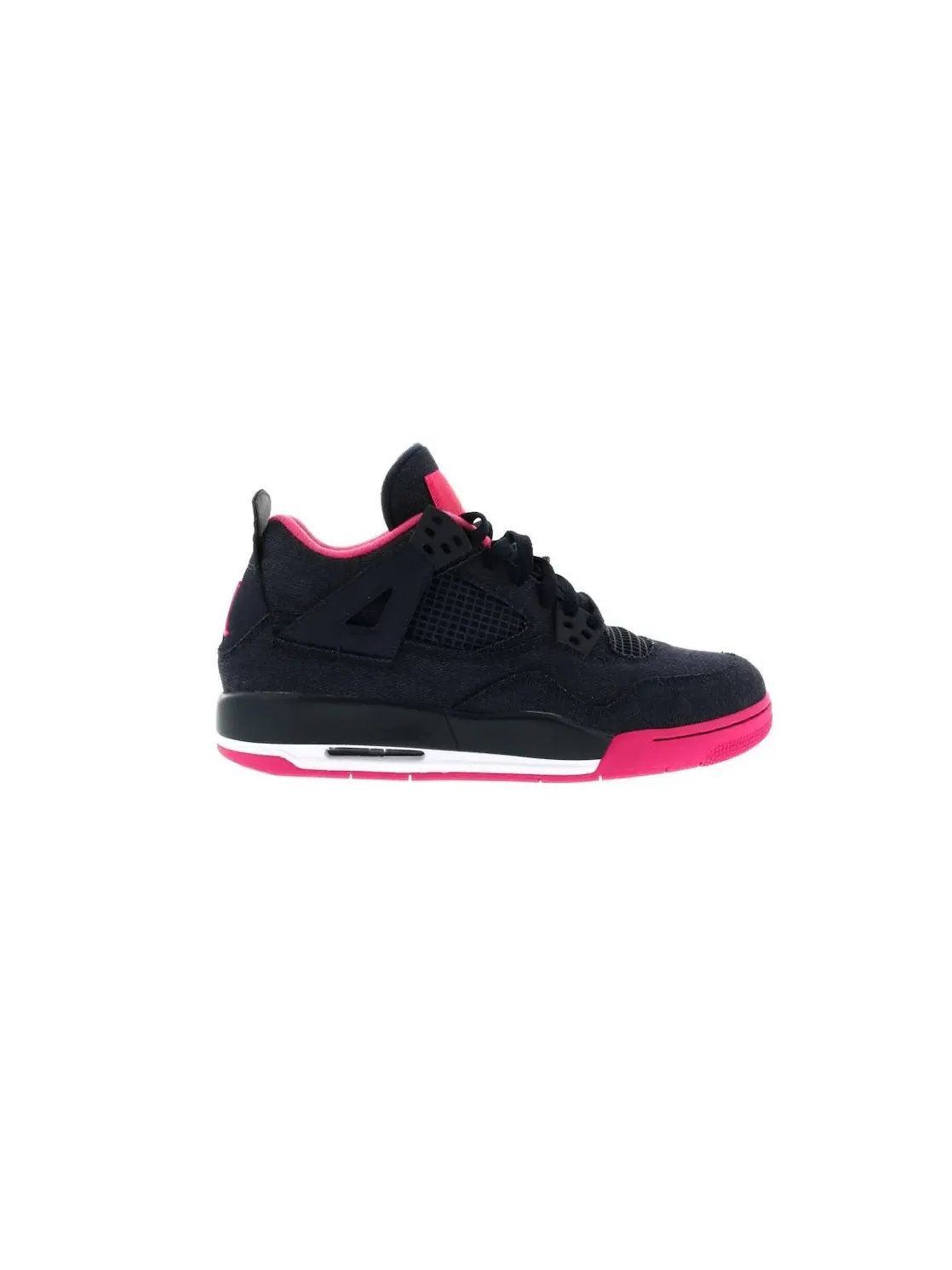 Детские кроссовки для девочек с джинсовым верхом Jordan 4 Retro — изображение 1 из 4