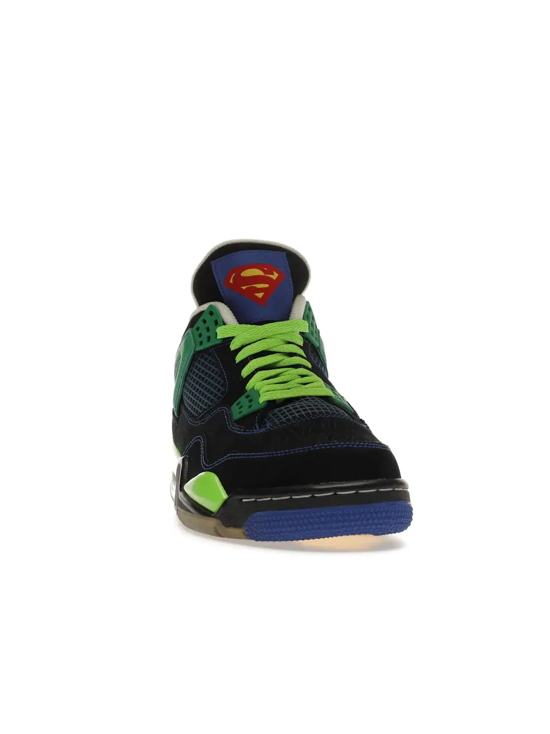 Мужские кроссовки Lifestyle с принтом Jordan 4 Retro Doernbecher Jordan — изображение 2 из 4, черный/-зеленый-белый