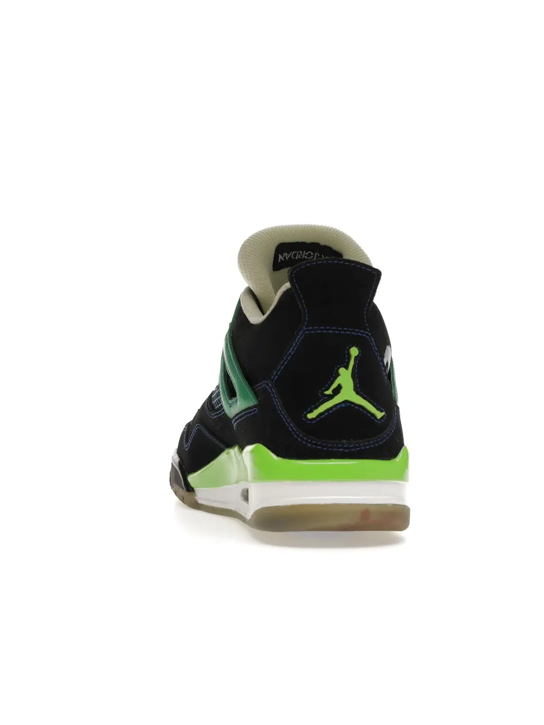 Мужские кроссовки Lifestyle с принтом Jordan 4 Retro Doernbecher Jordan — изображение 4 из 4, черный/-зеленый-белый