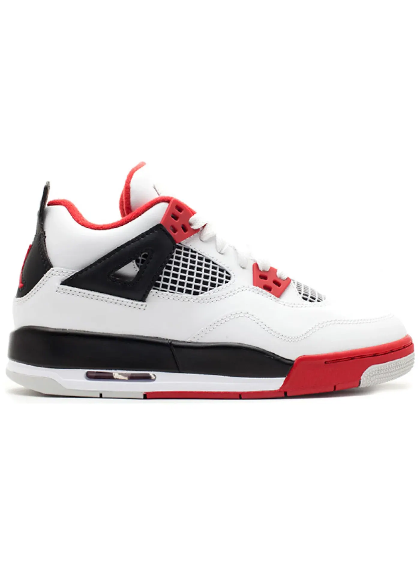 Детские кроссовки Lifestyle Jordan 4 Retro Jordan — изображение 1 из 1, белый/красный-черный