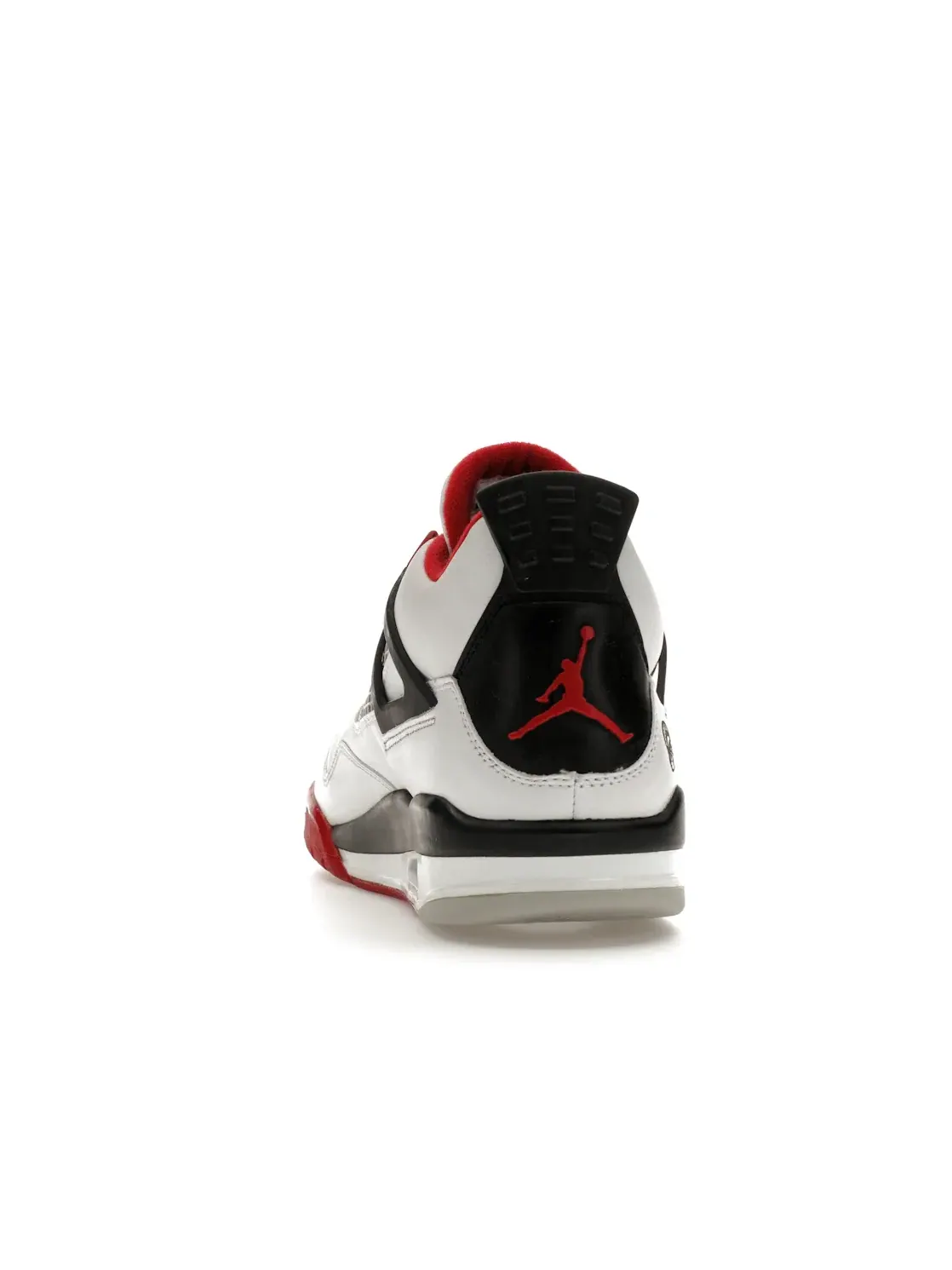 Мужские кроссовки с кожаным верхом Jordan 4 Retro — изображение 4 из 4, белый/красный-черный