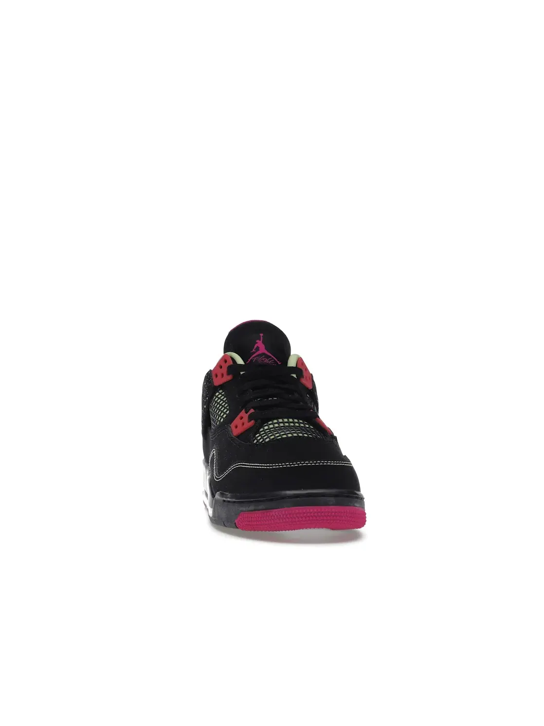 Детские кроссовки Lifestyle с принтом Jordan 4 Retro Jordan — изображение 2 из 4, черный/--белый