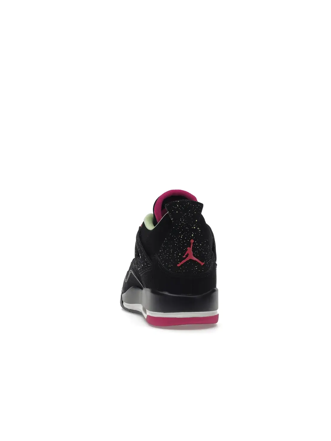 Детские кроссовки Lifestyle с принтом Jordan 4 Retro Jordan — изображение 4 из 4, черный/--белый