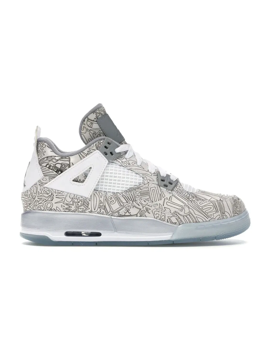 Детские кроссовки с лазерной гравировкой Jordan 4 Retro Laser — изображение 1 из 4