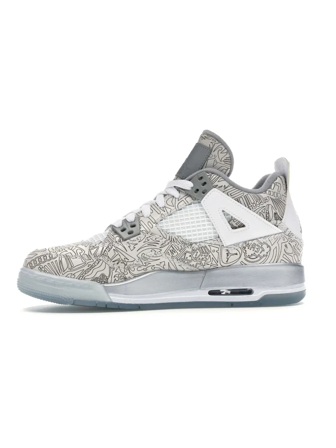 Детские кроссовки с лазерной гравировкой Jordan 4 Retro Laser — изображение 3 из 4