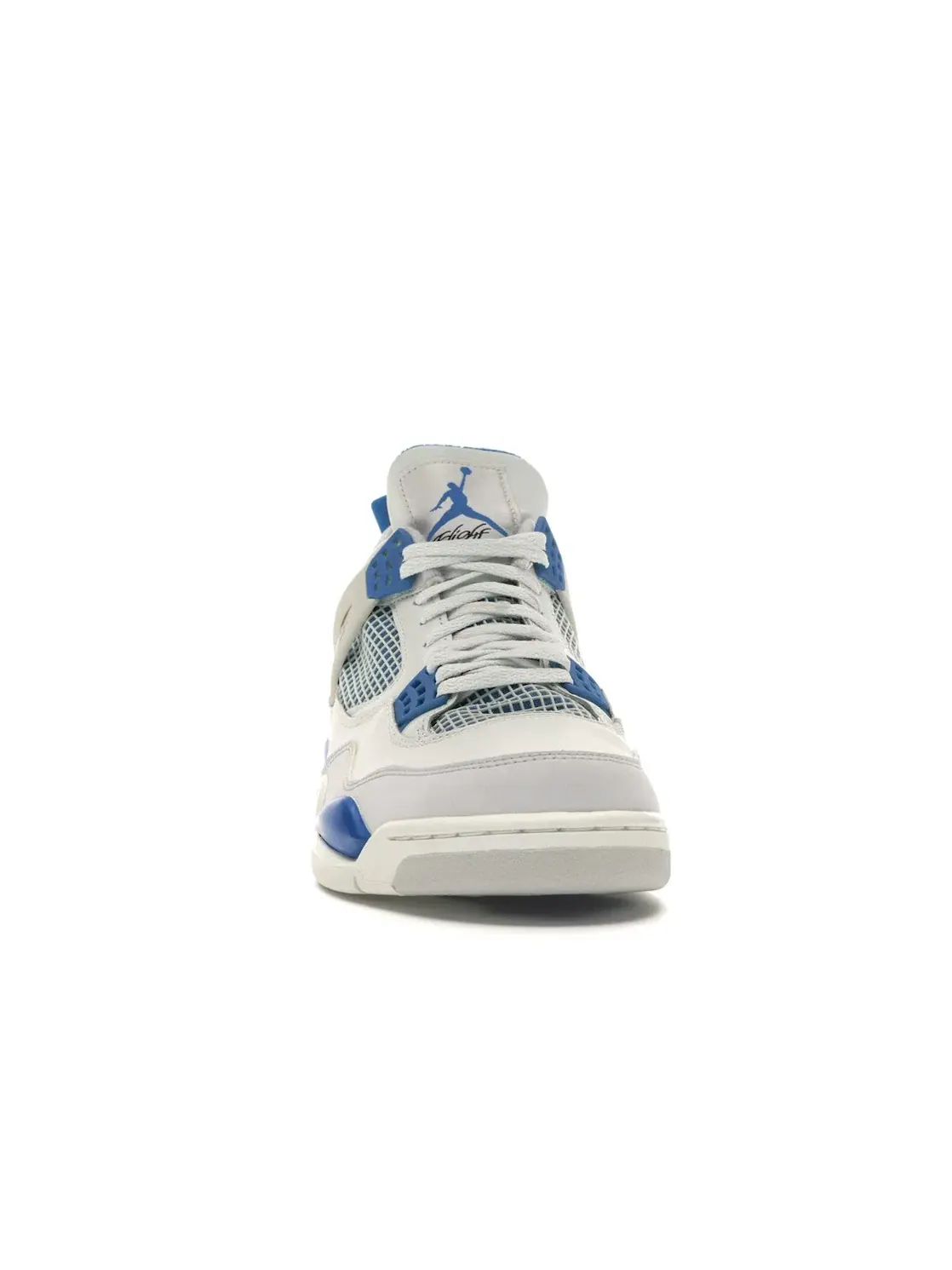 Мужские кроссовки с цветовыми акцентами Jordan 4 Retro Jordan — изображение 2 из 4, белый/синий-серый