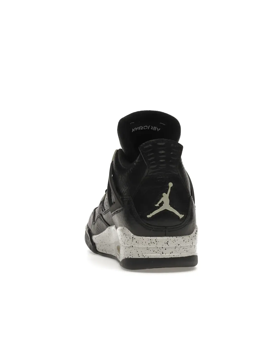 Мужские кроссовки с перфорацией Jordan 4 Retro Jordan — изображение 4 из 4, черный/серый-белый