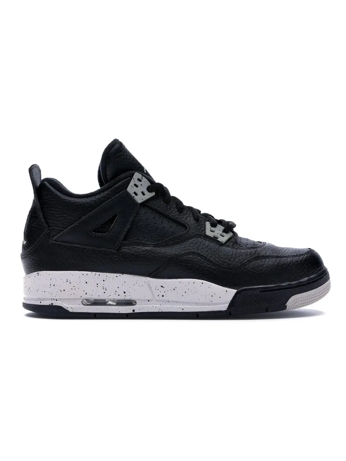 Детские кроссовки с Air-Sole амортизацией Jordan 4 Retro Oreo — изображение 1 из 4, черный/серый-белый