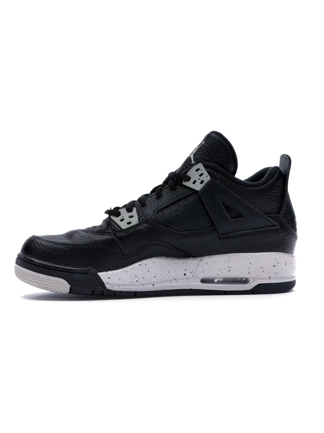 Детские кроссовки с Air-Sole амортизацией Jordan 4 Retro Oreo — изображение 3 из 4, черный/серый-белый