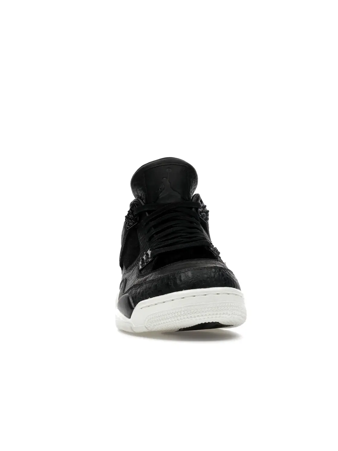Мужские кроссовки с пони-волосом Jordan 4 Retro Jordan — изображение 2 из 4, черный/-черный