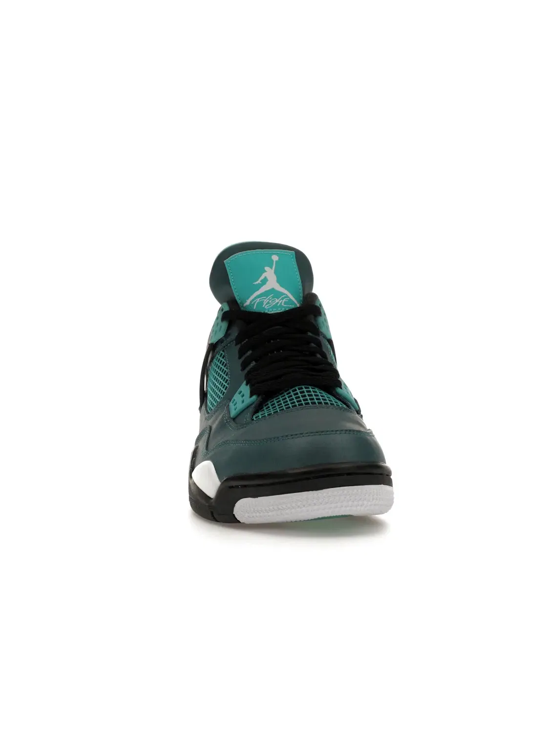 Мужские кроссовки с цветной отделкой Jordan 4 Retro Teal — изображение 2 из 4, белый-черный