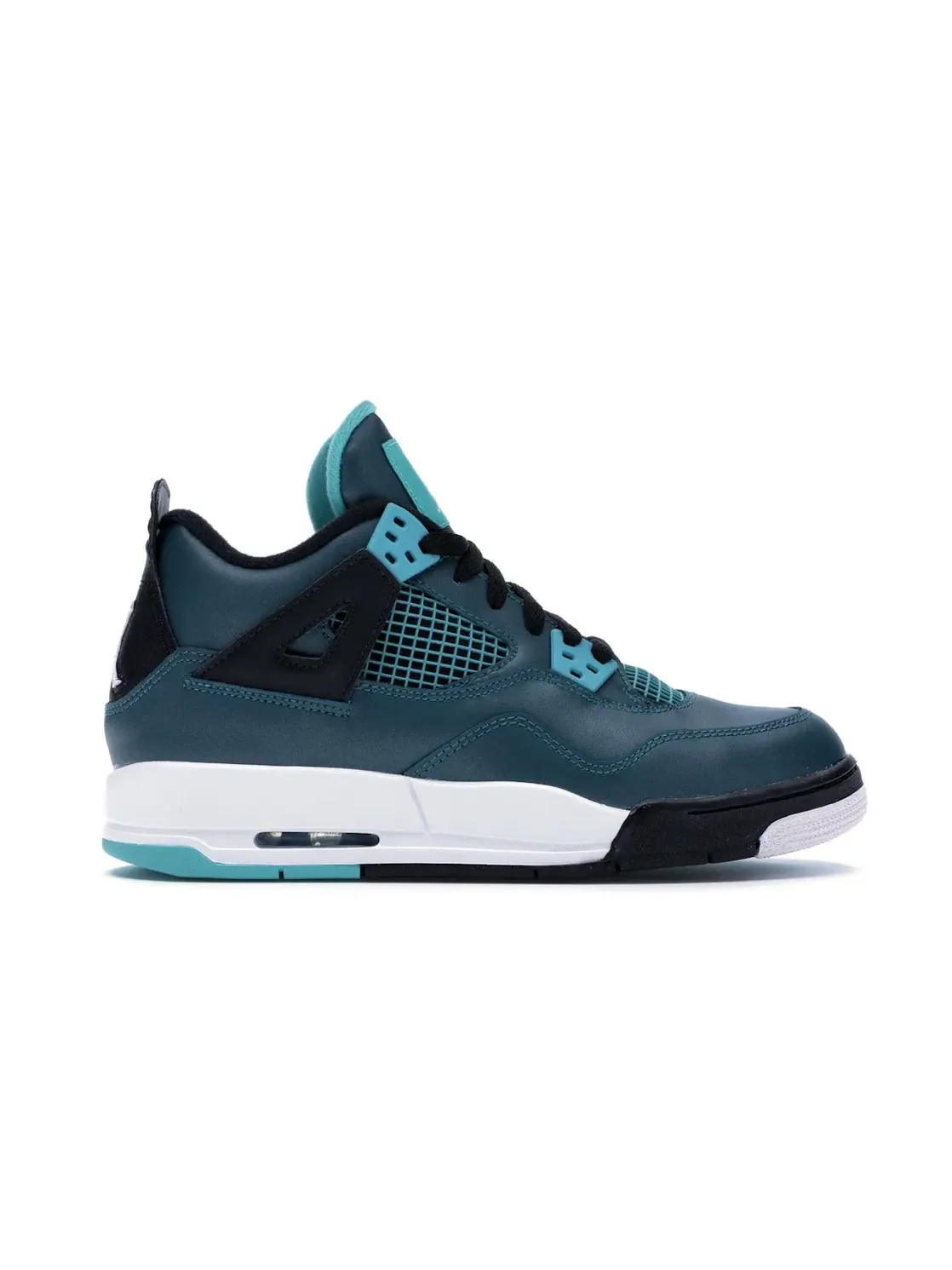 Детские кроссовки Lifestyle с яркими акцентами Jordan 4 Retro Teal — изображение 1 из 4, белый-черный
