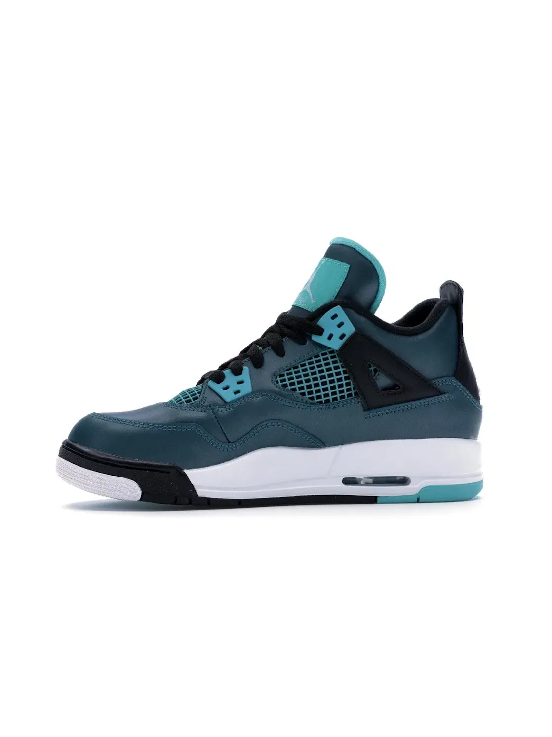 Детские кроссовки Lifestyle с яркими акцентами Jordan 4 Retro Teal — изображение 3 из 4, белый-черный
