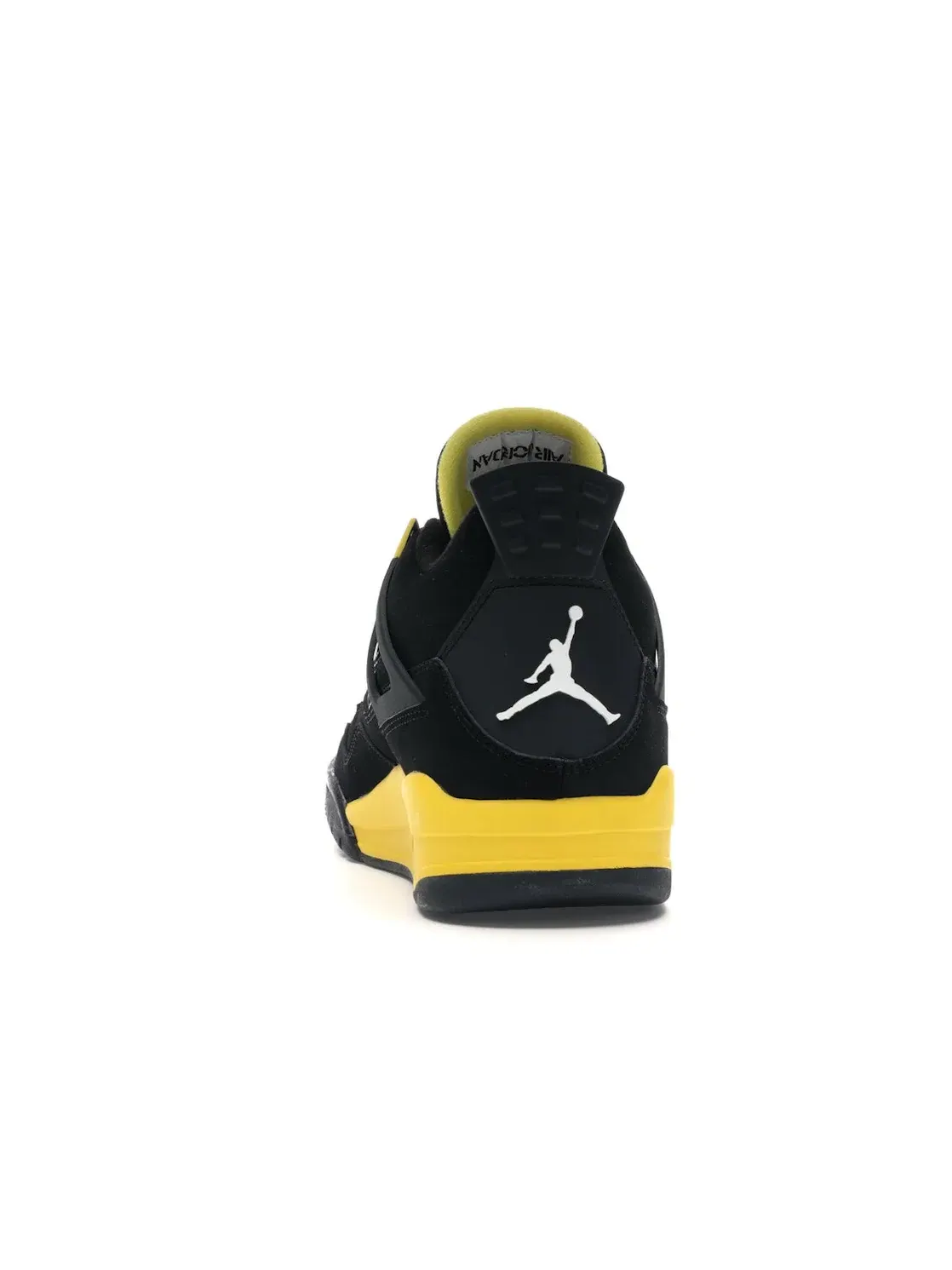 Мужские кроссовки с замшевым верхом Jordan 4 Retro — изображение 4 из 4, черный/желтый