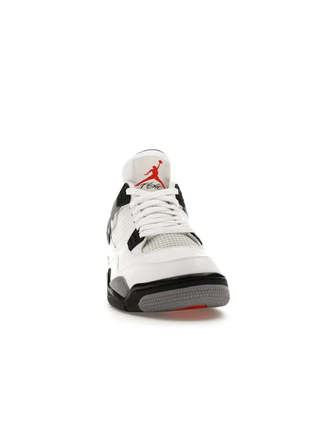 Мужские кроссовки с классическим дизайном Jordan 4 Retro Jordan — изображение 2 из 4, белый/черный-серый