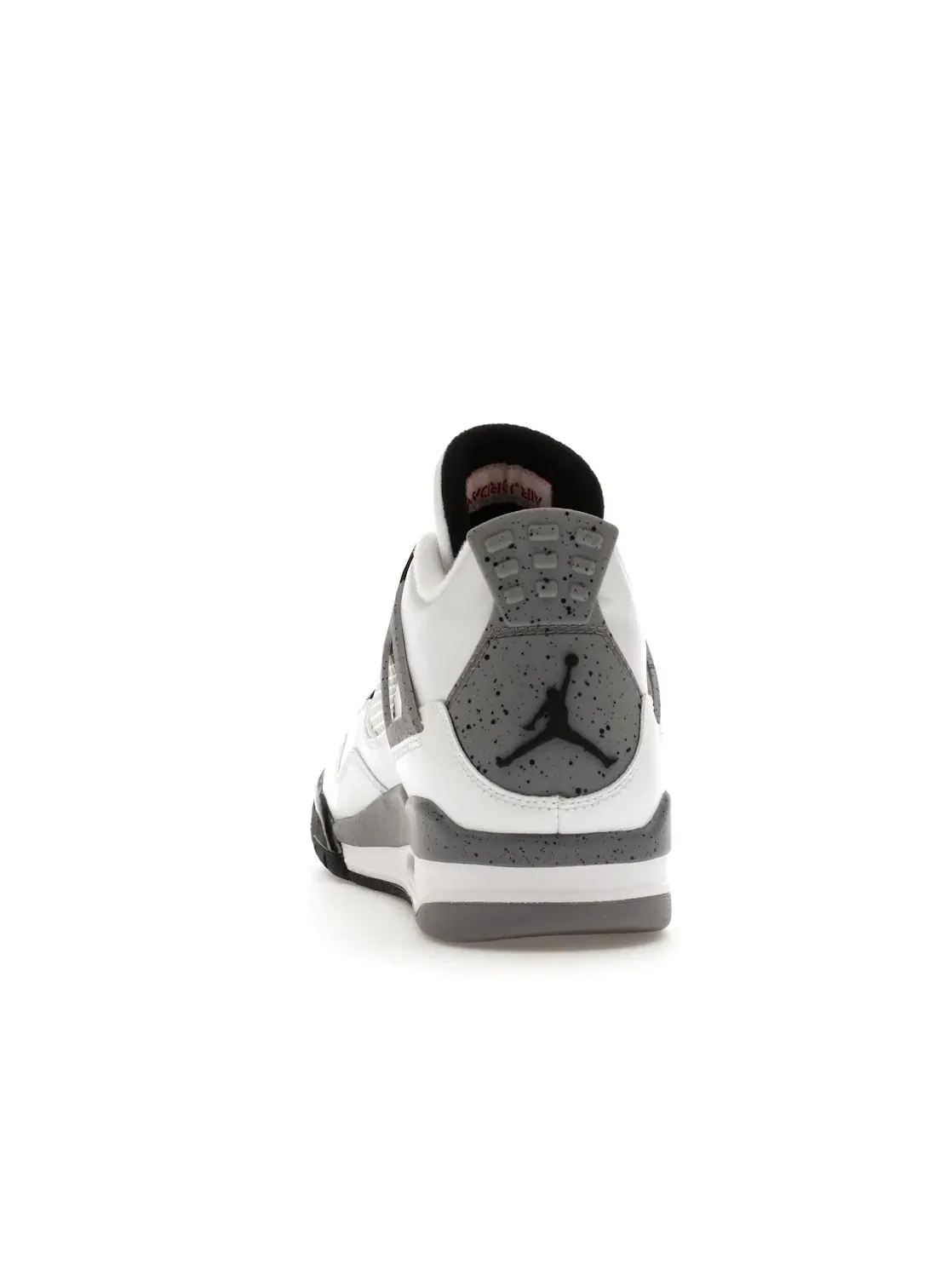 Мужские кроссовки с классическим дизайном Jordan 4 Retro Jordan — изображение 4 из 4, белый/черный-серый
