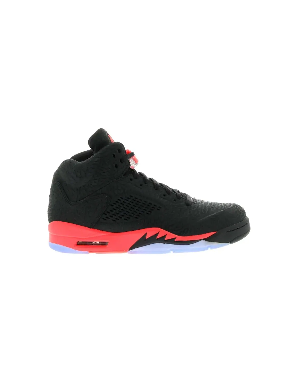 Мужские кроссовки lifestyle с принтом слоновьей кожи Jordan 5 Retro — изображение 1 из 4, черный