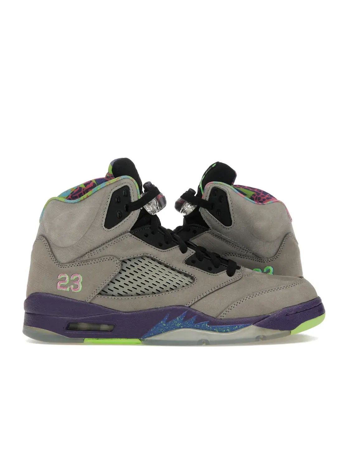Мужские кроссовки с принтом Jordan 5 Retro — изображение 1 из 4, серый/розовый-фиолетовый